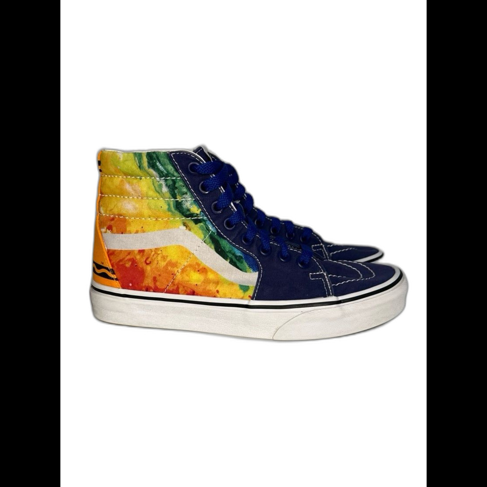 Vans Crayola Collaboration High Top Sneakers Mens Size 6- Womens Size 7.5